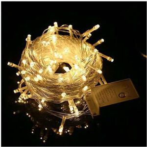 Unbranded (Warm White) String 100leds 10m Fairy Lights Christmas Tree Light Xmas Party Eu Unbranded (Warm White) String 100leds 10m Fairy Lights Christmas Tree Light Xmas Party Eu