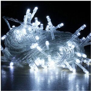 Unbranded (Cool White) String 100leds 10m Fairy Lights Christmas Tree Light Xmas Party Eu Unbranded (Cool White) String 100leds 10m Fairy Lights Christmas Tree Light Xmas Party Eu