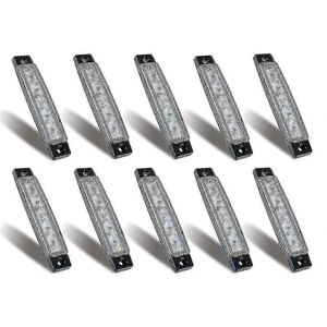Unbranded 10 Pcs Boat Lights, 12V 24V Waterproof Interior Navigation Light Strip for Deck, Unbranded 10 Pcs Boat Lights, 12V 24V Waterproof Interior Navigation Light Strip for Deck,