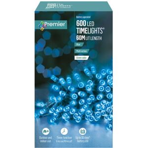 600 LED 60m Premier Battery 8 Function Outdoor Smart Timer Christmas Lights Blue 600 LED 60m Premier Battery 8 Function Outdoor Smart Timer Christmas Lights Blue