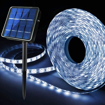 Homeleo Outdoor Solar LED Strip Lights Cool White, Solar Powered Flexible Waterproof Rop Homeleo Outdoor Solar LED Strip Lights Cool White, Solar Powered Flexible Waterproof Rop