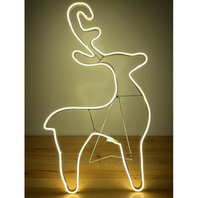 Garden Store Direct (Reindeer) Christmas Neon LED Rope Light Silhouettes 8 Styles Garden Store Direct (Reindeer) Christmas Neon LED Rope Light Silhouettes 8 Styles