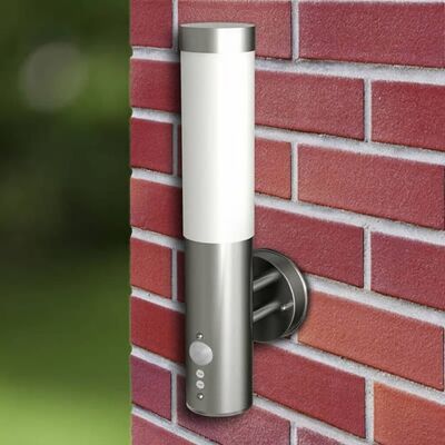 Maisonchic 2 Exterior Wall Lights with Motion Sensor - Silver Maisonchic 2 Exterior Wall Lights with Motion Sensor - Silver