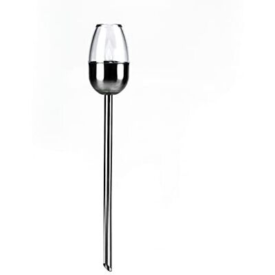 Lilydale - Outdoor Garden Solar Light - Stainless Steel - Open Flame Lilydale - Outdoor Garden Solar Light - Stainless Steel - Open Flame