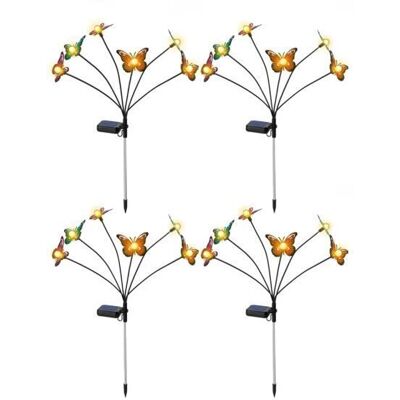 SODIAL Outdoor Solar Lamps Butterfly Lights Butterfly Street Lamp Garden Decorative LED SODIAL Outdoor Solar Lamps Butterfly Lights Butterfly Street Lamp Garden Decorative LED