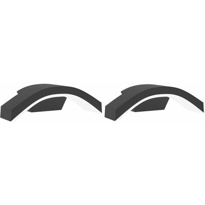 vidaXL Outdoor LED Wall Lights Black - Weatherproof, 2 pcs vidaXL Outdoor LED Wall Lights Black - Weatherproof, 2 pcs