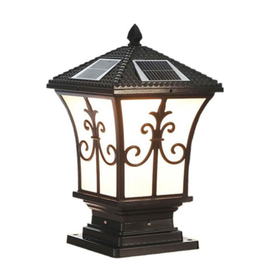 Saudism LED Solar Post Light Outdoor Dusk to Dawn Lamps Pillar Vintage Exterior Lighting Saudism LED Solar Post Light Outdoor Dusk to Dawn Lamps Pillar Vintage Exterior Lighting
