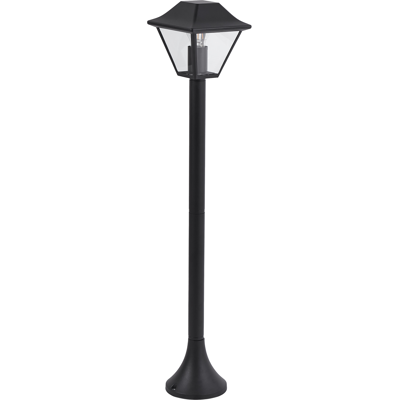 Beliani - Garden Bollard Light - Modern Pathway Lamp - 94cm Aluminum Black Beliani - Garden Bollard Light - Modern Pathway Lamp - 94cm Aluminum Black