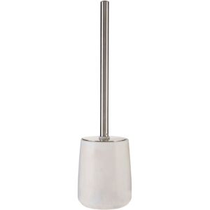 Premier Housewares Marble Toilet Brush - Off White Premier Housewares Marble Toilet Brush - Off White