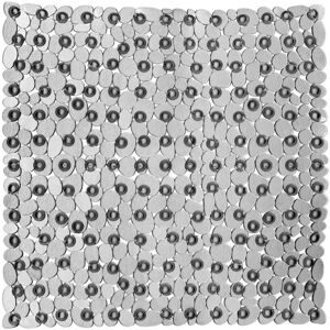 Premier Housewares Pebble Design Square Bath Mat, Transparent Grey Premier Housewares Pebble Design Square Bath Mat, Transparent Grey