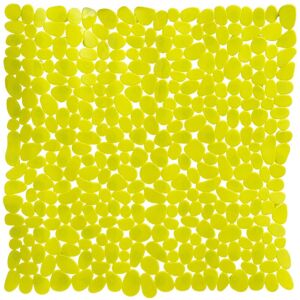 Premier Housewares Pebble Design Square PVC Bath Mat, Lime Green Premier Housewares Pebble Design Square PVC Bath Mat, Lime Green