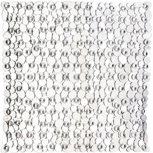 Premier Housewares Pebble Design Square Bath Mat, Clear Premier Housewares Pebble Design Square Bath Mat, Clear