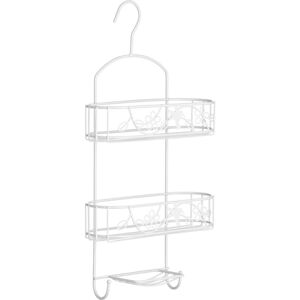 Premier Housewares Paradise 2-Tier Shower Caddy - White Premier Housewares Paradise 2-Tier Shower Caddy - White