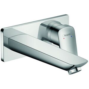 Hansgrohe Logis wall-mounted basin mixer tap, 195 mm spout, chrome Hansgrohe Logis wall-mounted basin mixer tap, 195 mm spout, chrome