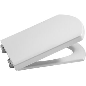 Roca Hall White Replacement WC Toilet Seat with Soft Close Hinges - A801622004 Roca Hall White Replacement WC Toilet Seat with Soft Close Hinges - A801622004