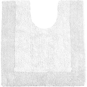Allure Bath Fashions (White) Allure Toilet Mat Pedestal Extra Thick Reversible Cotton Mat Allure Bath Fashions (White) Allure Toilet Mat Pedestal Extra Thick Reversible Cotton Mat