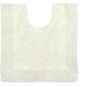 Allure Bath Fashions (Cream) Allure Toilet Mat Pedestal Extra Thick Reversible Cotton Mat Allure Bath Fashions (Cream) Allure Toilet Mat Pedestal Extra Thick Reversible Cotton Mat