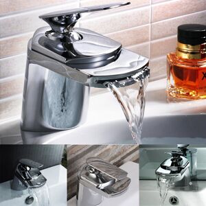 Unbranded Waterfall Bathroom Taps Basin Sink Mono Mixer Chrome Cloakroom Tap Unbranded Waterfall Bathroom Taps Basin Sink Mono Mixer Chrome Cloakroom Tap