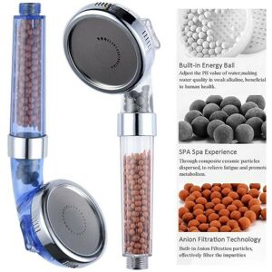 Unbranded (Blue) High Pressure Shower Head Handheld 3 Modes with Filter Beads Bath Water S Unbranded (Blue) High Pressure Shower Head Handheld 3 Modes with Filter Beads Bath Water S