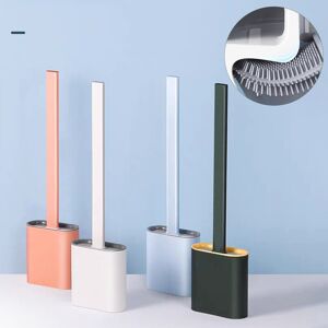 Unbranded (Pink) Silicone Toilet Brush with Toilet Brush Holder Wall-Mounted Cleaning Brus Unbranded (Pink) Silicone Toilet Brush with Toilet Brush Holder Wall-Mounted Cleaning Brus