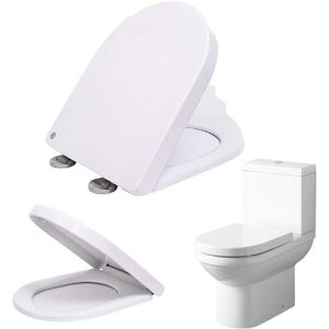 BRIEFNESS (D-shape) Family Toliet Seat Soft Close with Quick Release BRIEFNESS (D-shape) Family Toliet Seat Soft Close with Quick Release