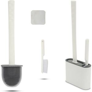 Unbranded (Dark gray) Silicone Toilet Brushes with Toilet Brush Holder Unbranded (Dark gray) Silicone Toilet Brushes with Toilet Brush Holder