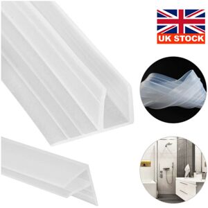 Unbranded 2m F Shape Bath Shower Door Seal Strip For Glass Thickness 6mm Gap Unbranded 2m F Shape Bath Shower Door Seal Strip For Glass Thickness 6mm Gap