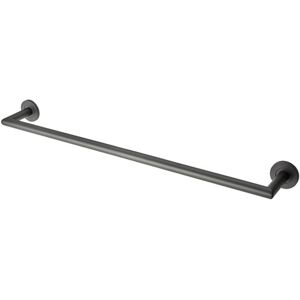 Loops Mitred Bathroom Single Towel Rail Concealed Fix 600mm Centres Matt Black Loops Mitred Bathroom Single Towel Rail Concealed Fix 600mm Centres Matt Black