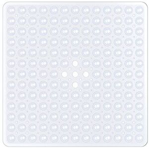 XIYUNTE Square Shower Mat Non Slip Anti Mould and Antibacterial - 53x53cm/21x21i XIYUNTE Square Shower Mat Non Slip Anti Mould and Antibacterial - 53x53cm/21x21i