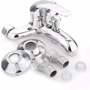 GreenZech Chrome Bathroom Mixer Faucet Tap Bathtub Shower Head Hot Cold Mixing Vavle Knob GreenZech Chrome Bathroom Mixer Faucet Tap Bathtub Shower Head Hot Cold Mixing Vavle Knob