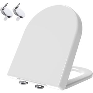 Lucn D Shape Toilet Seat Soft Close Toilet Seat with Quick Release Top Fix 360 Adjust Lucn D Shape Toilet Seat Soft Close Toilet Seat with Quick Release Top Fix 360 Adjust