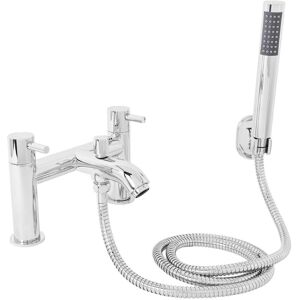 NRG Modern Chrome Bath Shower Mixer Tap with Hand Held Shower Head Set NRG Modern Chrome Bath Shower Mixer Tap with Hand Held Shower Head Set
