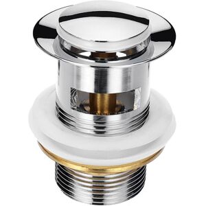 GreenZech Bathroom Drain Stopper Sink Tap Set Push Buttons Pop up Waste Plug Slotted Drain GreenZech Bathroom Drain Stopper Sink Tap Set Push Buttons Pop up Waste Plug Slotted Drain