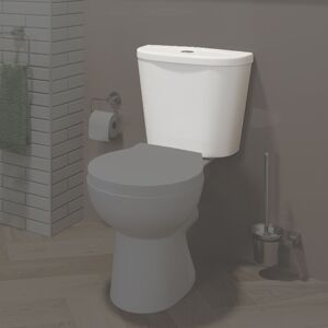 Unbranded Bathroom Close Coupled Toilet Cistern Only Dual Flush Ceramic WC White Gloss Unbranded Bathroom Close Coupled Toilet Cistern Only Dual Flush Ceramic WC White Gloss
