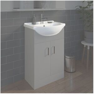 Unbranded Bathroom WC Basin 550mm Compact Sink Single Tap Hole White BASIN ONLY Unbranded Bathroom WC Basin 550mm Compact Sink Single Tap Hole White BASIN ONLY