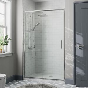 Unbranded 1200mm Sliding Shower Door Enclosure Glass Screen Panel Framed 8mm Safety Glass Unbranded 1200mm Sliding Shower Door Enclosure Glass Screen Panel Framed 8mm Safety Glass