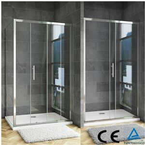 AICA (Door Width: 1700mm; Side Panel: 760mm) Bathroom Sliding Door Shower Enclosure 6 AICA (Door Width: 1700mm; Side Panel: 760mm) Bathroom Sliding Door Shower Enclosure 6