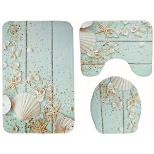 GreenZech (1) 3 Pcs Creative Wood Pattern Non Slip Carpet Bathroom Bath Mat Toilet Cover L GreenZech (1) 3 Pcs Creative Wood Pattern Non Slip Carpet Bathroom Bath Mat Toilet Cover L