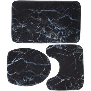 GreenZech (Type E) 3PCS Marble Toilet Floor Door Bathroom Carpet Pedestal Rug Lid Cover Ba GreenZech (Type E) 3PCS Marble Toilet Floor Door Bathroom Carpet Pedestal Rug Lid Cover Ba