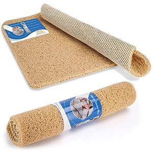 Dikots Soft Shower Mat non slip anti mould 60 x 40 cm - Beige Loofah style PVC Non slip Dikots Soft Shower Mat non slip anti mould 60 x 40 cm - Beige Loofah style PVC Non slip