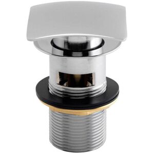 NES Home SQUARE CHROME PLATED BRASS PUSH BUTTON SLOTTED CLICK SPRUNG BASIN WASTE Naomi NES Home SQUARE CHROME PLATED BRASS PUSH BUTTON SLOTTED CLICK SPRUNG BASIN WASTE Naomi