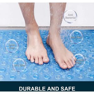 Imperial Rooms (Small (38 x 70) cm, Light Blue Bath Shower Mat) Non Slip Bath Shower Mats Anti- Imperial Rooms (Small (38 x 70) cm, Light Blue Bath Shower Mat) Non Slip Bath Shower Mats Anti-