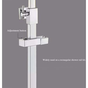 Mascot Sliding Shower Head Holder for Rail-18 x 30mm-Rectangular, Square Replaceable Ha Mascot Sliding Shower Head Holder for Rail-18 x 30mm-Rectangular, Square Replaceable Ha