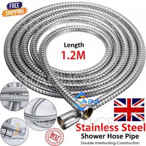 ARA CHOICE 1.2m Stainless Steel Flexible Shower Hose Pipe Bathroom Bath Tap Head ARA CHOICE 1.2m Stainless Steel Flexible Shower Hose Pipe Bathroom Bath Tap Head