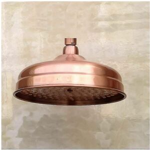 Unbranded Copper Shower Head, 20cm (8 Inch) Diameter, High Pressure Fixed Shower Head With Unbranded Copper Shower Head, 20cm (8 Inch) Diameter, High Pressure Fixed Shower Head With
