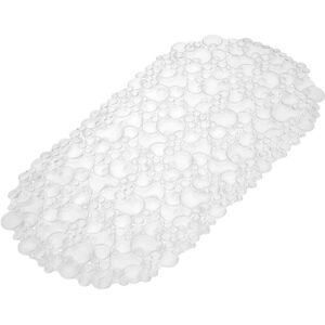 Croydex Bubbles Non-Phthalate Slip-Resistant PVC Suction Bath Mat, Clear, 70 x 3 Croydex Bubbles Non-Phthalate Slip-Resistant PVC Suction Bath Mat, Clear, 70 x 3