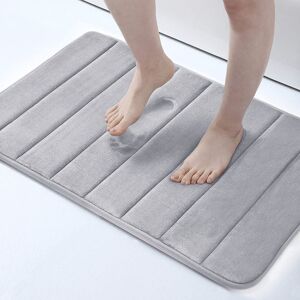 Imperial Rooms (40 x 60 cm, Silver) Non Slip Shower Bath Mats Memory Foam Bathroom Rug Imperial Rooms (40 x 60 cm, Silver) Non Slip Shower Bath Mats Memory Foam Bathroom Rug