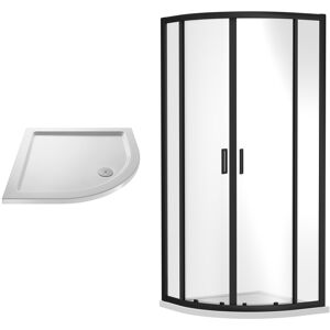 Balterley Ruwa Shower Enclosure Bundle with Quadrant Enclosure & Slimline Tray - 800mm - B Balterley Ruwa Shower Enclosure Bundle with Quadrant Enclosure & Slimline Tray - 800mm - B