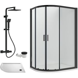 Balterley Ruwa Shower Enclosure Bundle - Offset Left Quadrant, Tray, Square Shower & Waste Balterley Ruwa Shower Enclosure Bundle - Offset Left Quadrant, Tray, Square Shower & Waste