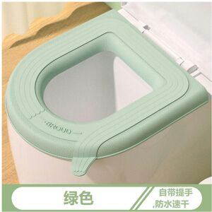 Unbranded (Hands (green) waterproof pads) Toilet Pad Summer Household Waterproof Toilet Cu Unbranded (Hands (green) waterproof pads) Toilet Pad Summer Household Waterproof Toilet Cu